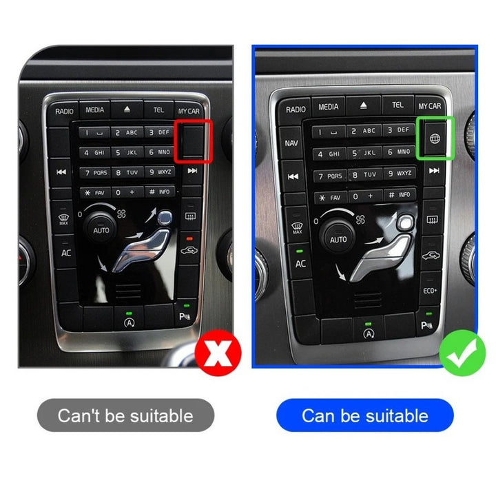 Car Craft Compatible With Volvo S60 2015-2019 V40 V60 Xc60 Upgrade To Wireless Apple Carplay Android Auto Adapter Carplay Box With Screeen Mirror Link Google Maps For Internet Regular Screen CC-9587