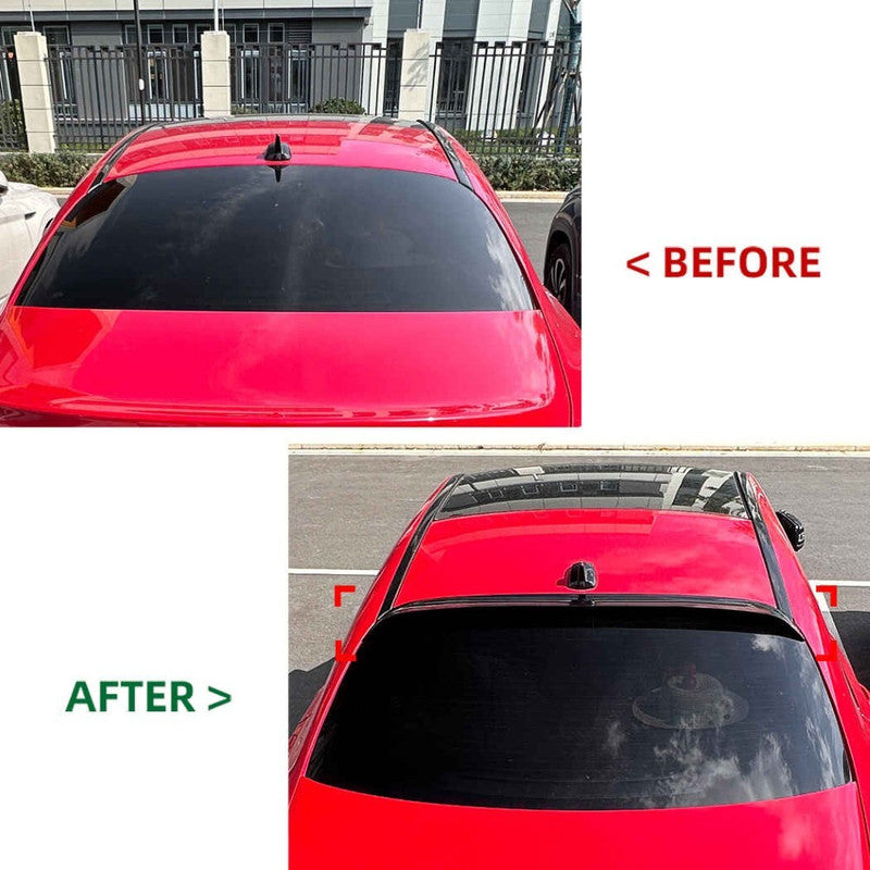 Car Craft Compatible With Mercedes Benz Cla Class C117 W117 2013-2019 Trunk Wing Lip Boot Rear Spoiler Amg Style Zst-929 Cf Carbon Fiber Look - CAR CRAFT INDIA