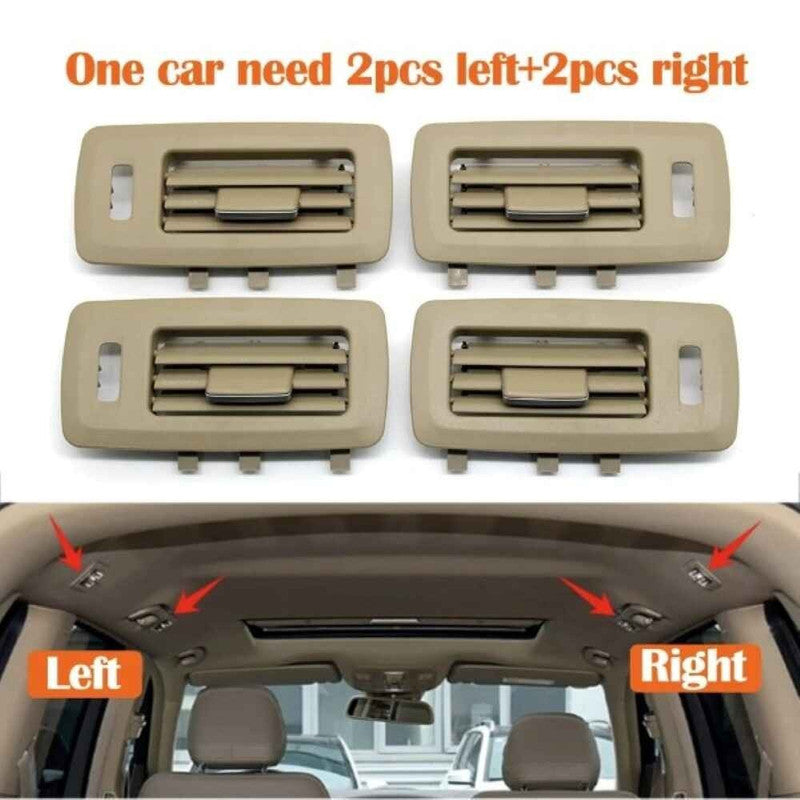 Car Craft Compatible With Mercedes Benz Gl Gls W166 X166 2012-2018 Rear Roof Ac Air Vent Grill Slider 16683016541b88 Creamy Oyster CC-10664