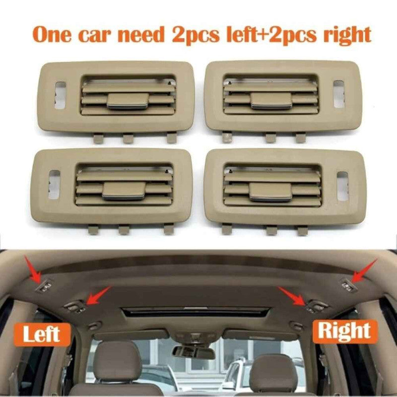 Car Craft Compatible With Mercedes Benz Gl Gls W166 X166 2012-2018 Rear Roof Ac Air Vent Grill Slider 16683015541b88 Creamy Oyster CC-10663