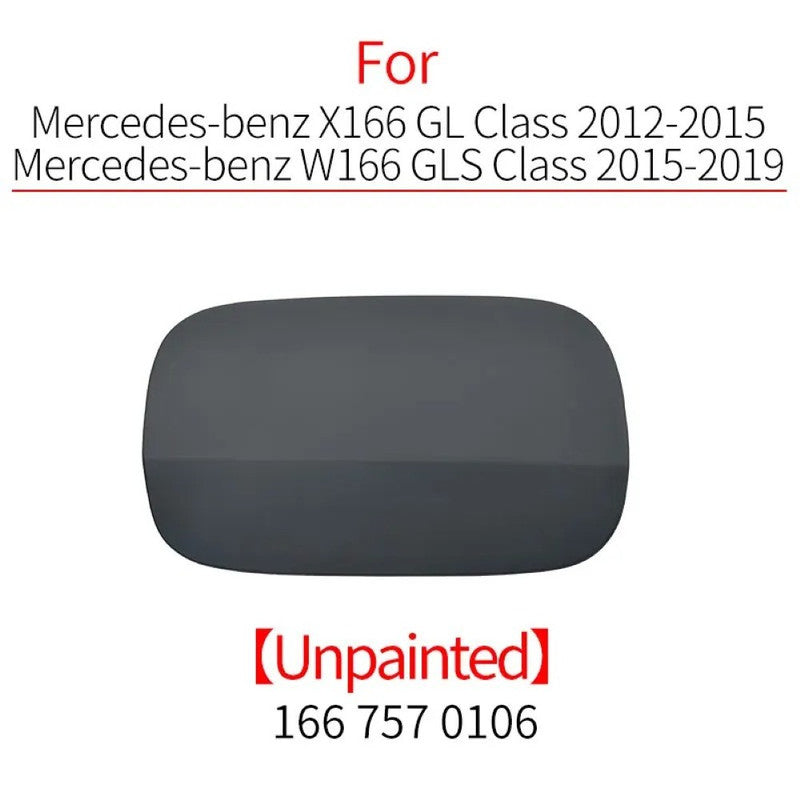 Car Craft Compatible With Mercedes Benz Gl Gls Class W166 X166 2012-2019 Car External Fuel Filler Cap Cover Fuel Tank Filling Port Cover Plate 1667570106 Unpainted