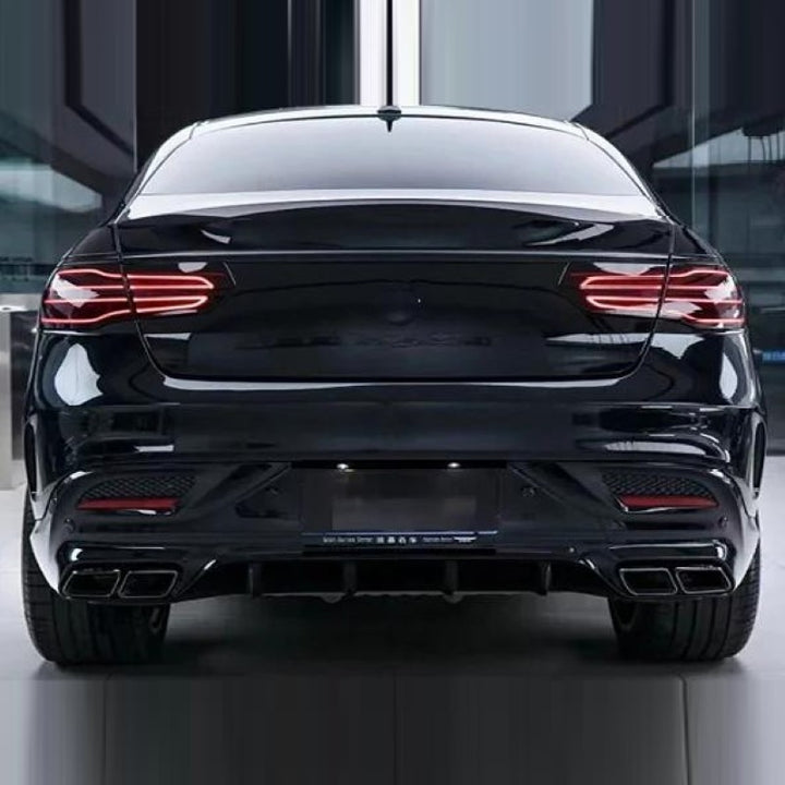 Car Craft Compatible With Mercedes Benz Gle Coupe W166 X166 X292 2015-2019 Amg 63 Coupe Rear Bumper Lip Diffuser Skirts Splitter - CAR CRAFT INDIA