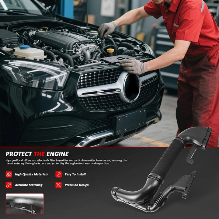 Car Craft Compatible With Mercedes Benz Gle W166 2015-2019 Car Air Intake Manifold Hose Duct Pipe 6510901142