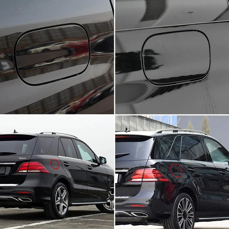Car Craft Compatible With Mercedes Benz Ml W166 Gle W292 2012-2019 Car External Fuel Filler Cap Cover Fuel Tank Filling Port Cover Plate 1667570006 Unpainted