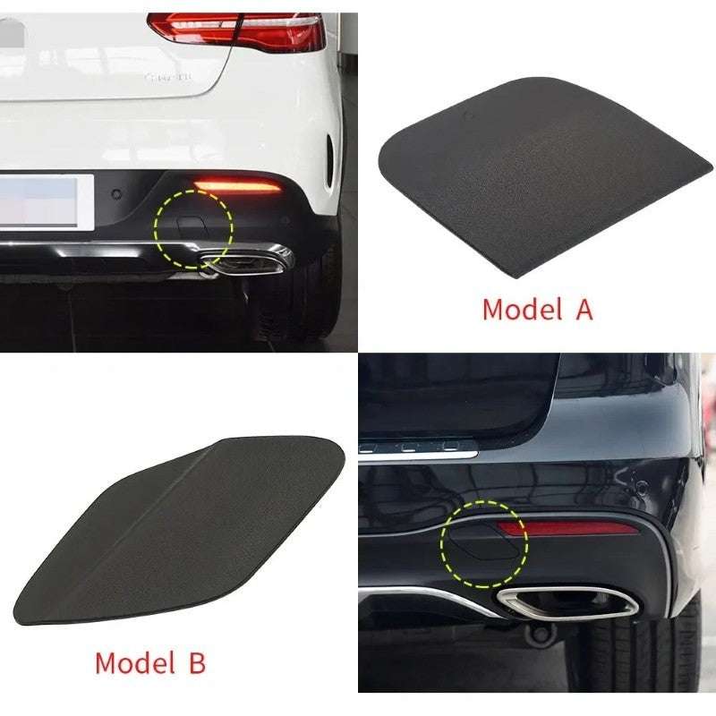 Car Craft Compatible With Mercedes Gle Coupe Gls W292 W166 2016-2019 Rear Amg Bumper Trailer Tow Towing Hook Hole Cover 1668854422 Black Model A - CAR CRAFT INDIA
