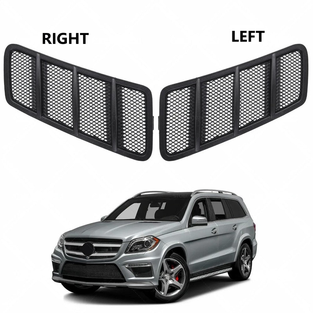 Car Craft Compatible With Mercedes Benz Ml Gl Gle Gls W166 2012-2019 Bonnet Hood Grill Scoop Vent Right A1668800205 CC-1645