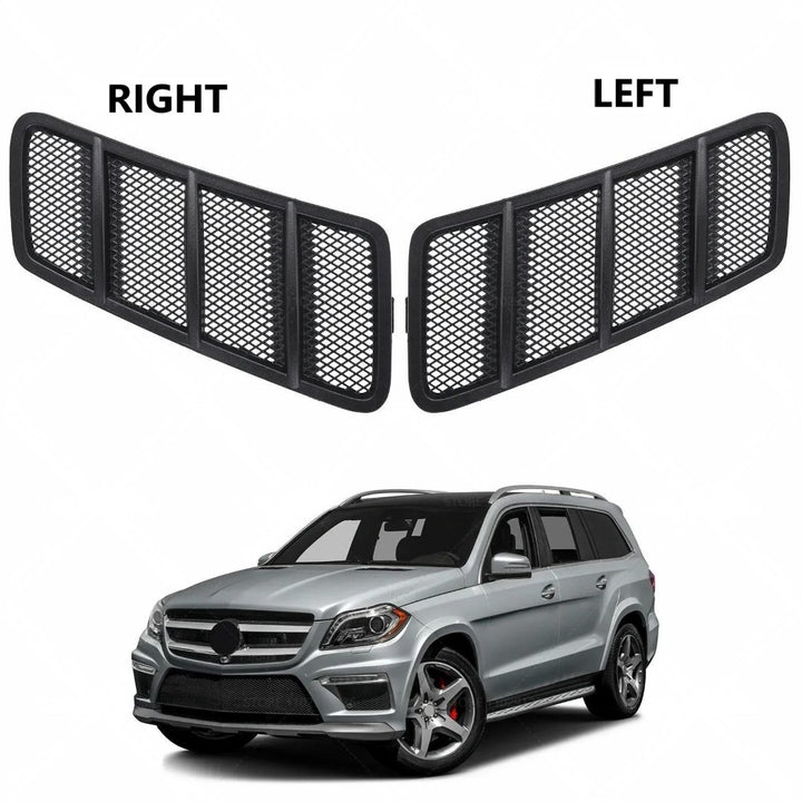 Car Craft Compatible With Mercedes Benz Ml Gl Gle Gls W166 2012-2019 Bonnet Hood Grill Scoop Vent Right A1668800205 CC-1645
