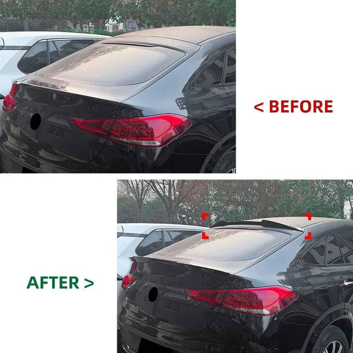 Car Craft Compatible With Mercedes Benz Gle Coupe W167 X167 C167 2020+ Rear Trunk Wing Boot Lip Roof Spoiler Zst-1487 Gb Glossy Black