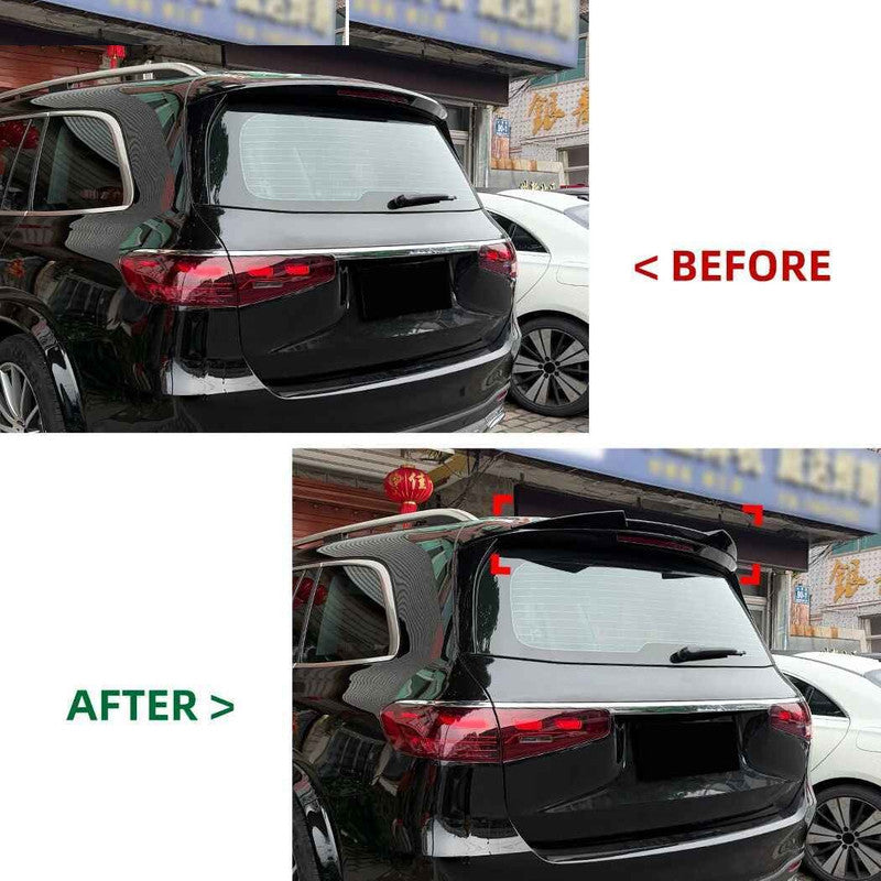 Car Craft Compatible With Mercedes Benz Gls W167 X167 2016-2016 Rear Trunk Wing Boot Lip Roof Spoiler Zst-1601 Gb Glossy Black
