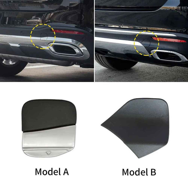 Car Craft Compatible With Mercedes Gle W167 X167 2019-2023 Rear Bumper Tow Towing Tochan Hook Cover Cap 1678852703 Unpainted - CAR CRAFT INDIA