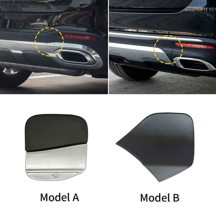 Car Craft Compatible With Mercedes Gls W167 X167 2019-2023 Rear Bumper Tow Towing Tochan Hook Cover Cap 1678856600 Unpainted - CAR CRAFT INDIA