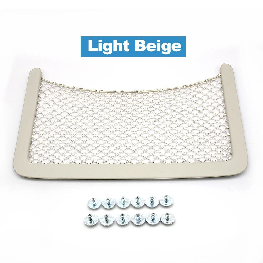 Car Craft Compatible With Mercedes Benz Gle Gls W167 X167 2019-2025 Rear Seat Backrest Storage Pocket Net Cover 16791031028u04 Light Beige