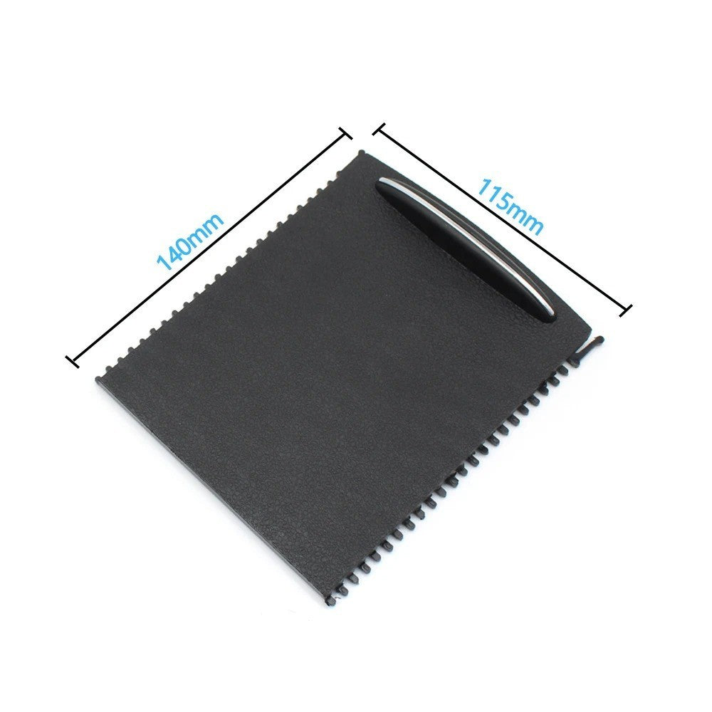 Car Craft Compatible With Mercedes Benz C Class W203 2000-2007 Car Center Console Sliding Shutter Cup Drink Holder Water Cup Holder Panel Roller Cover 20368001231434 Gy Gray