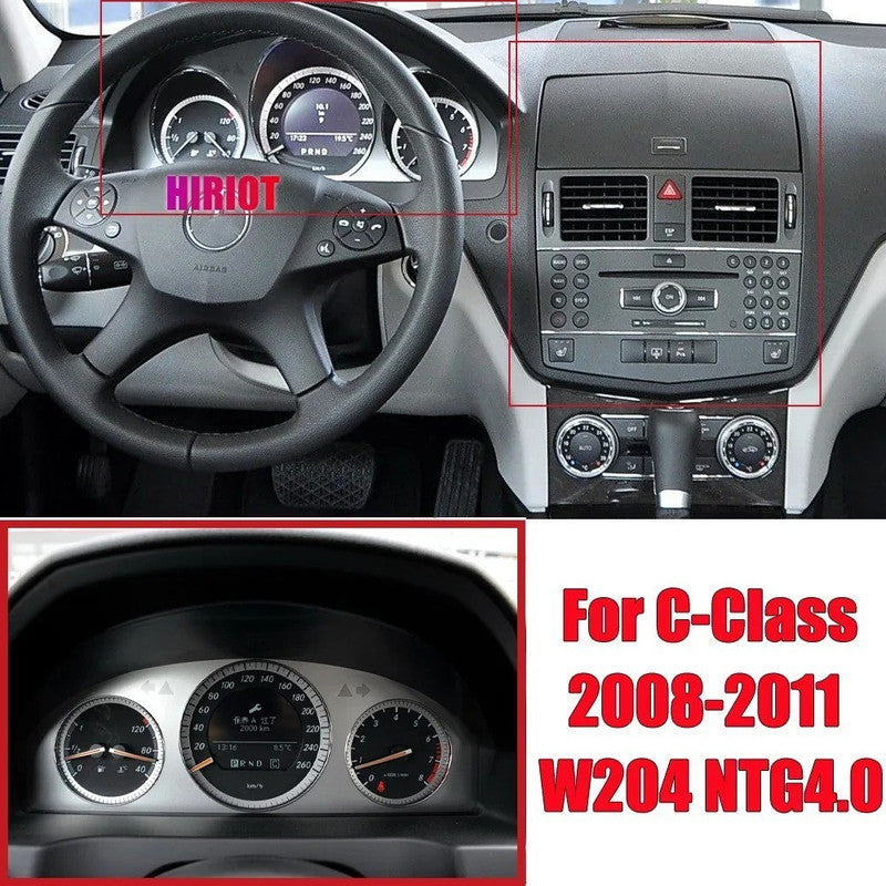 Car Craft Compatible With Mercedes Benz C Class W204 2008-2011 Ntg 4 Lcd Led Digital Speedometers Cluster Meeter Display Screen Instrument Panel Player