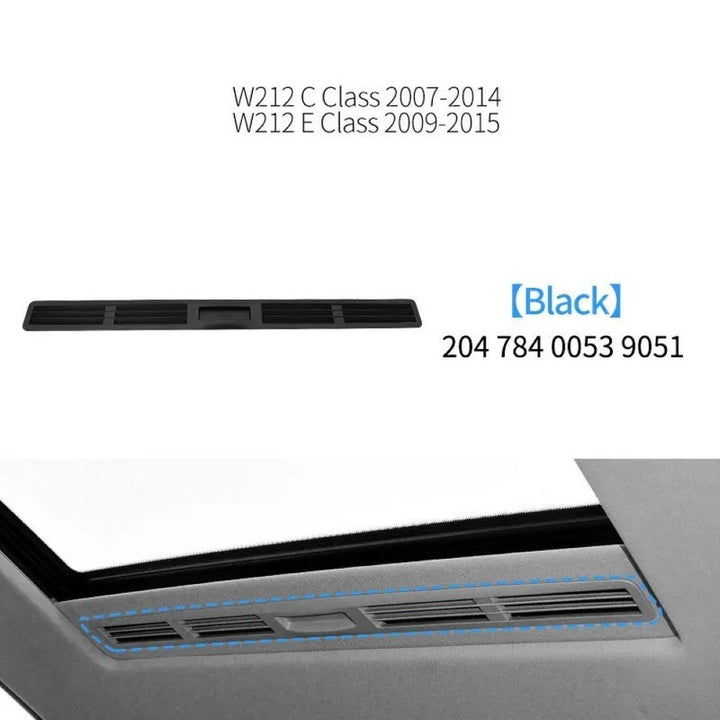 Car Craft Compatible With Mercedes Benz C Class W204 2007-2014 E Class W212 2009-2015 Car Headliner Ventilation Louver Interior Roof Sunroof Slide Handle Trim Tray 20478400539051 Black - CAR CRAFT INDIA