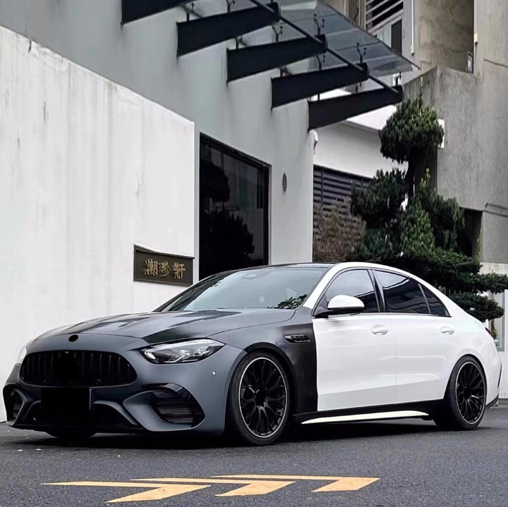 Car Craft Compatible With Mercedes Benz C Class W206 2022-2025 Side Fender Fenders Upgrade Convert To Amg Amg C63 Aluminum Gc W206-010