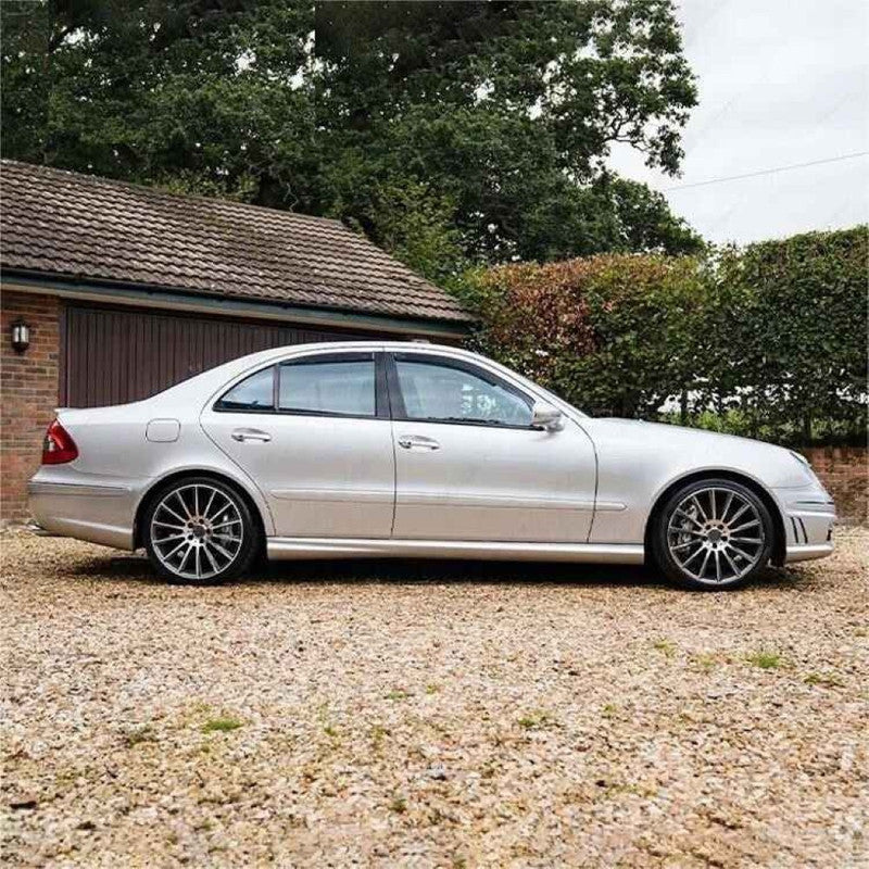 Car Craft Compatible With Mercedes Benz E Class W211 2007-2009 Side Skirt Splitter Running Board Upgrade Convert To Amgc63 C63 Side Skirt W211-003 Gc