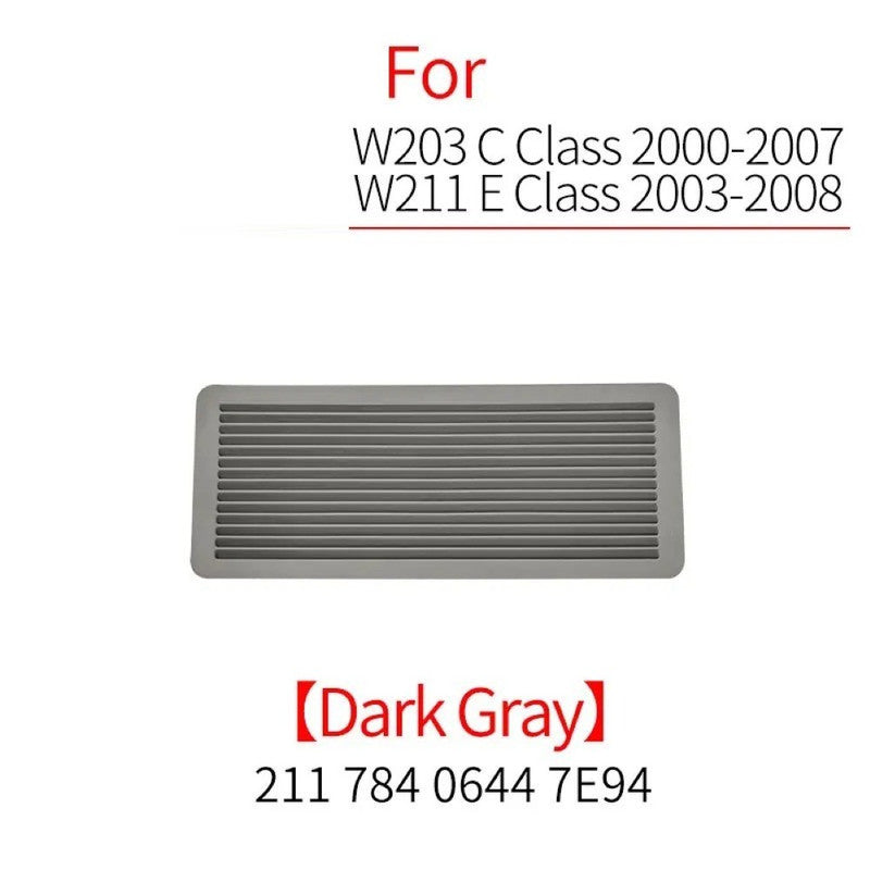 Car Craft Compatible With Mercedes Benz C Class W203 2000-2007 E Class W211 2003-2008 ﻿ Car Sunroof Ceiling Grille Cover Trim Headliner Ventilation Louver Grille 2117840644 7e94 Dark Gray