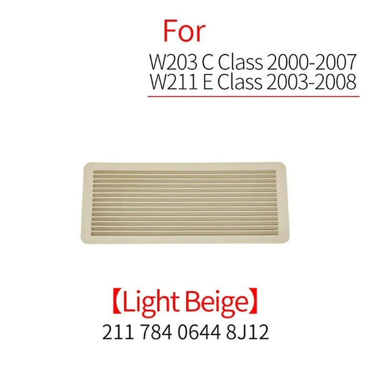 Car Craft Compatible With Mercedes Benz C Class W203 2000-2007 E Class W211 2003-2008 ﻿ Car Sunroof Ceiling Grille Cover Trim Headliner Ventilation Louver Grille 21178406448j12 Light Beige
