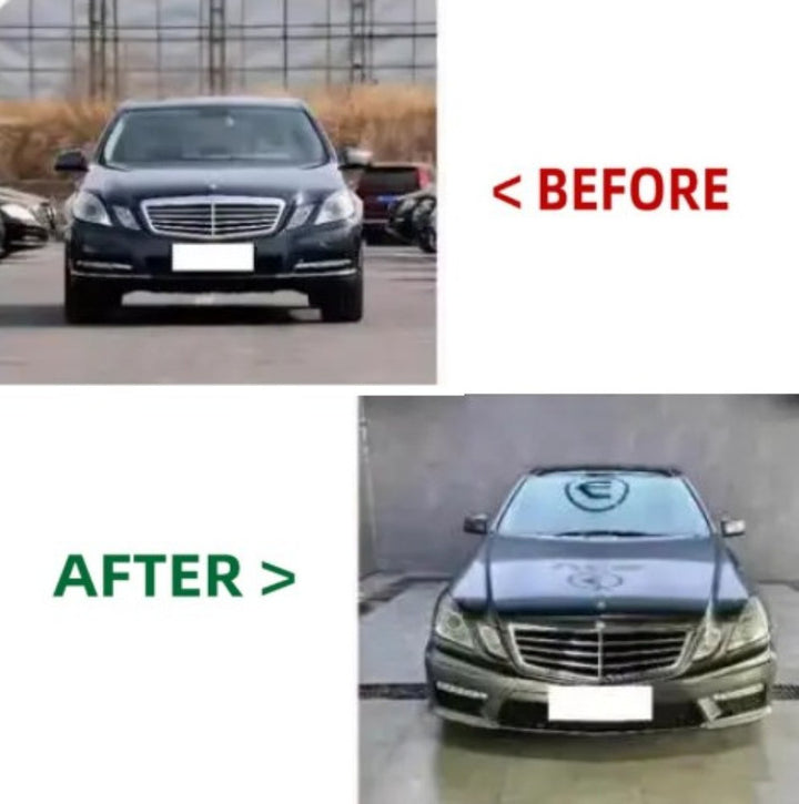 Car Craft Compatible With Mercedes E Class W212 2009-2012 Upgrade Facelift Convert To W212 Amg63 Bodykit Front Bumper CC-9663 - CAR CRAFT INDIA