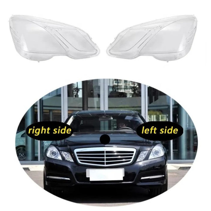 Car Craft Compatible With Mercedes Benz E Class W212 2009-2013 Headlights Headlamp Glass Lens Cover Dust Shell Transparent Plastic Shell Headlamp Replace Right Ddz-212-r