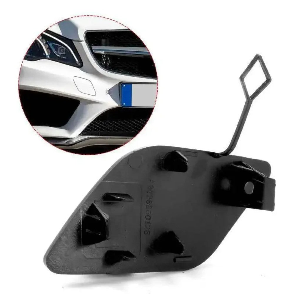 Car Craft Compatible With Mercedes Benz E Class W212 2009-2013 Front Bumper Tow Hook Towing Tochan Trailer Cover 2128850126 Unpainted - CAR CRAFT INDIA