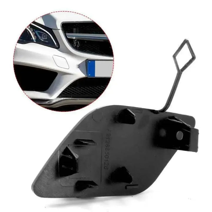 Car Craft Compatible With Mercedes Benz E Class W212 2009-2013 Front Bumper Tow Hook Towing Tochan Trailer Cover 2128850126 Unpainted - CAR CRAFT INDIA
