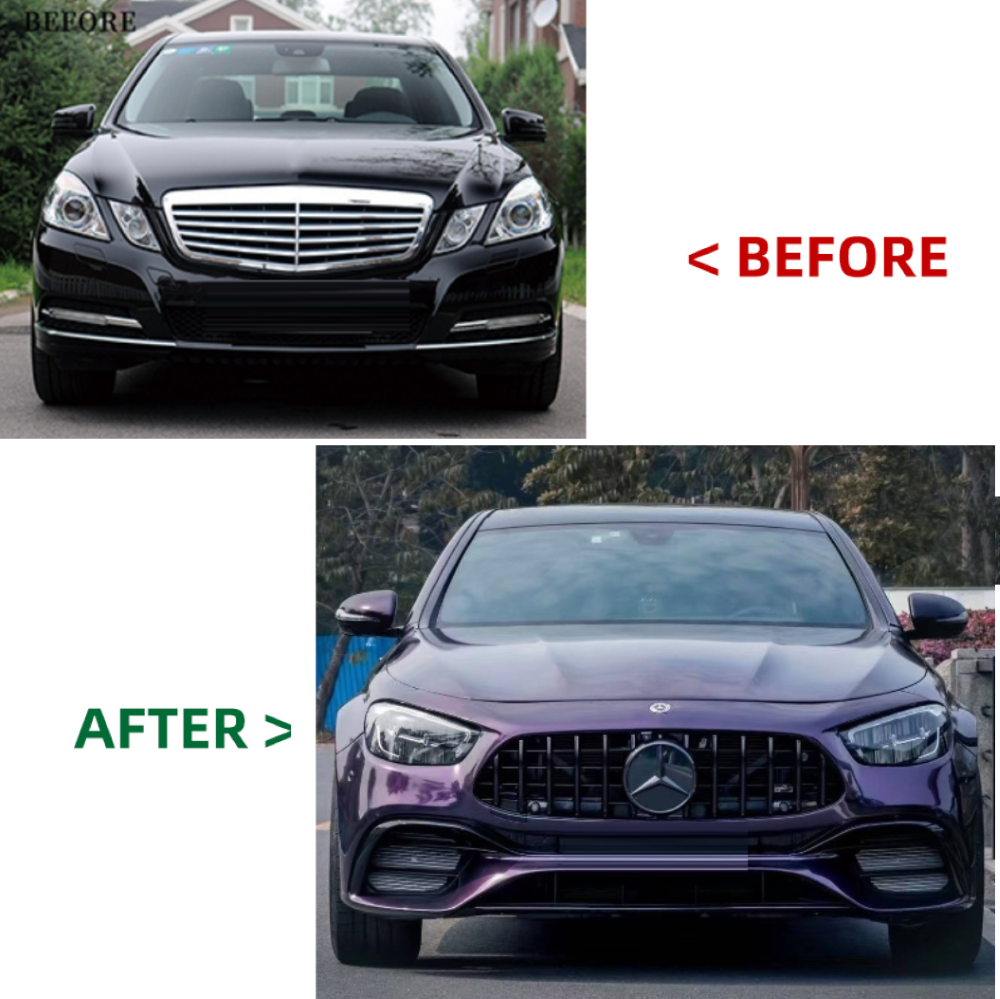 Car Craft Compatible With Mercedes Benz E Class W212 2009-2013 To W213 Lci 2021+ Amg 63 Upgrade Facelift Conversion Bodykit Bumper Hood Headlight Taillight CC-6355 - CAR CRAFT INDIA