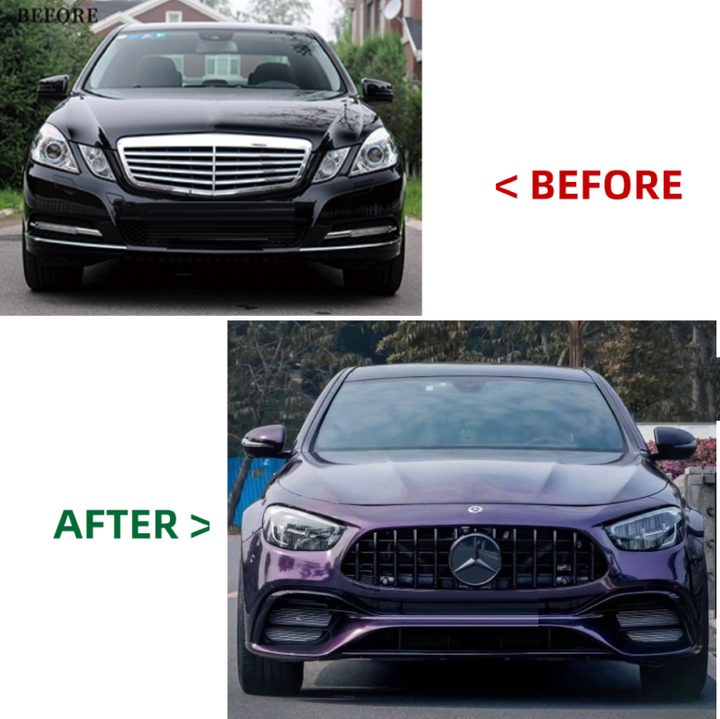 Car Craft Compatible With Mercedes Benz E Class W212 2009-2013 To W213 Lci 2021+ Amg 63 Upgrade Facelift Conversion Bodykit Bumper Hood Headlight Taillight CC-6355 - CAR CRAFT INDIA