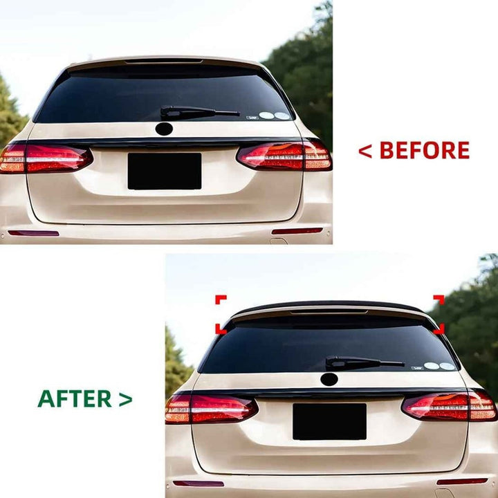 Car Craft Compatible With Mercedes Benz E Class Estate W213 S213 2016-2023 Rear Trunk Wing Boot Lip Roof Spoiler Usa Zst-1486 Gb Glossy Black
