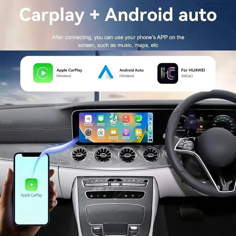 Car Craft Compatible With Mercedes E Class W213 2019-2019 Lcd Digital Instrument Cluster Dashboard Android Meeter With Dual Player Speedometer Screen Virtual With 12.3 Inch Apple Carplay Android Auto