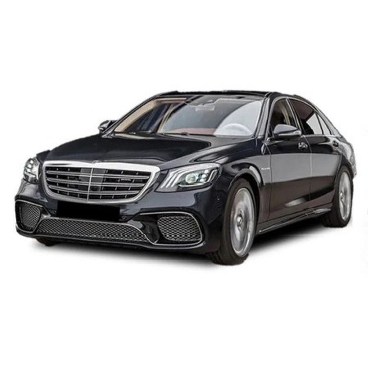 Car Craft Compatible With Mercedes Benz S Class W222 Lci 2018-2020 Upgrade Convert To S Class S65amg Amg65 S65 Amg Front Bumper Bodykit Skirt Splitter Trim Gc W222-008
