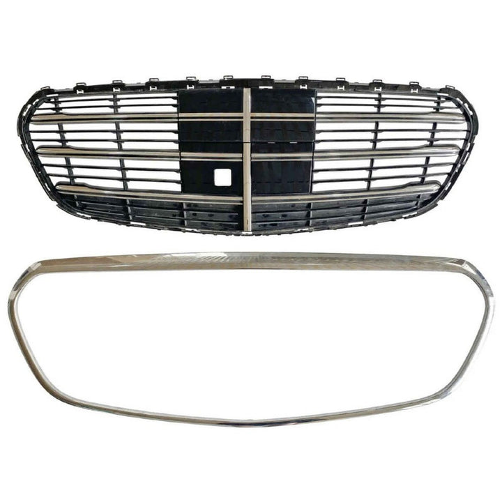 Car Craft Compatible With Mercedes Benz S Class W223 2021-2025 Upgrade Front Bumper Amg S450 Show Grill Gc W223-006 CC-9716 - CAR CRAFT INDIA