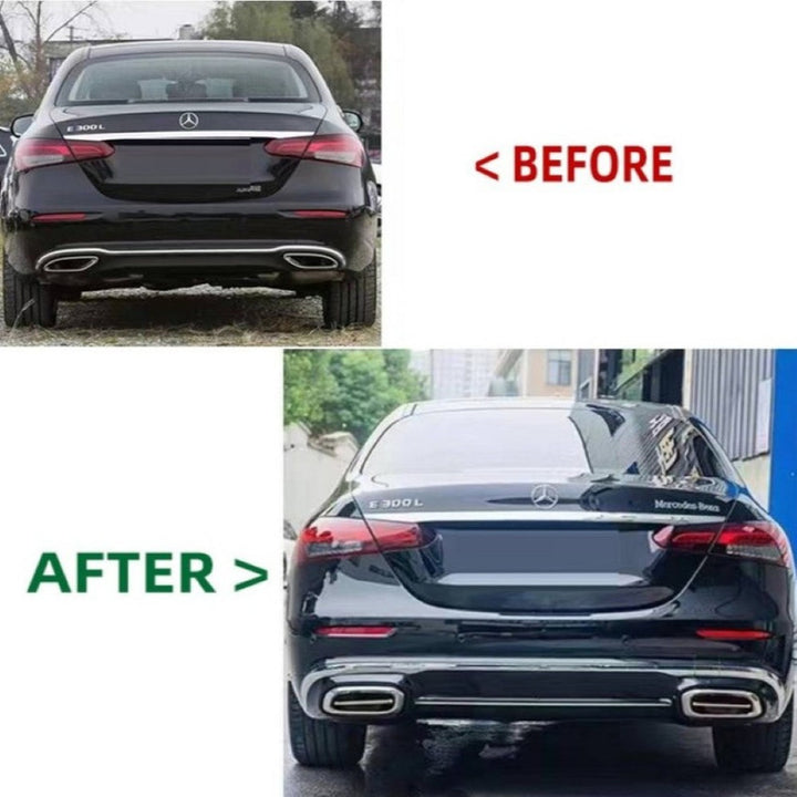 Car Craft Compatible With Mercedes Benz S Class W223 2021-2025 Rear Bumper Upgrade Convert To Maybach Mhb S680 Bumper Bodykit Exhaust Tip Pipe Gc W223-002 CC-9715 - CAR CRAFT INDIA