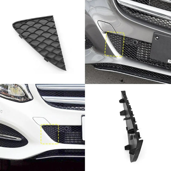 Car Craft Compatible With Mercedes B Class W246 2014-2019 Rear Bumper Gril Cover Trailer Tow Towing Hook Hole Cover Left 2468852422 Black - CAR CRAFT INDIA