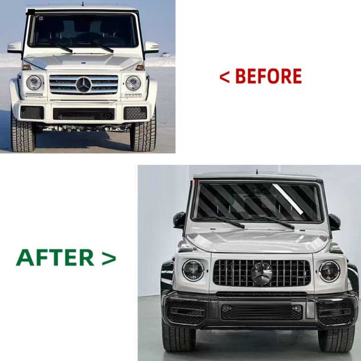 Car Craft Compatible With Mercedes Benz G Class G Wagon W463 2007-2018 Upgrade Facelift Convert To 2019 W464 Amg G63 G65 Conversion Bodykit Bumper Headlight Taillight Hood - CAR CRAFT INDIA