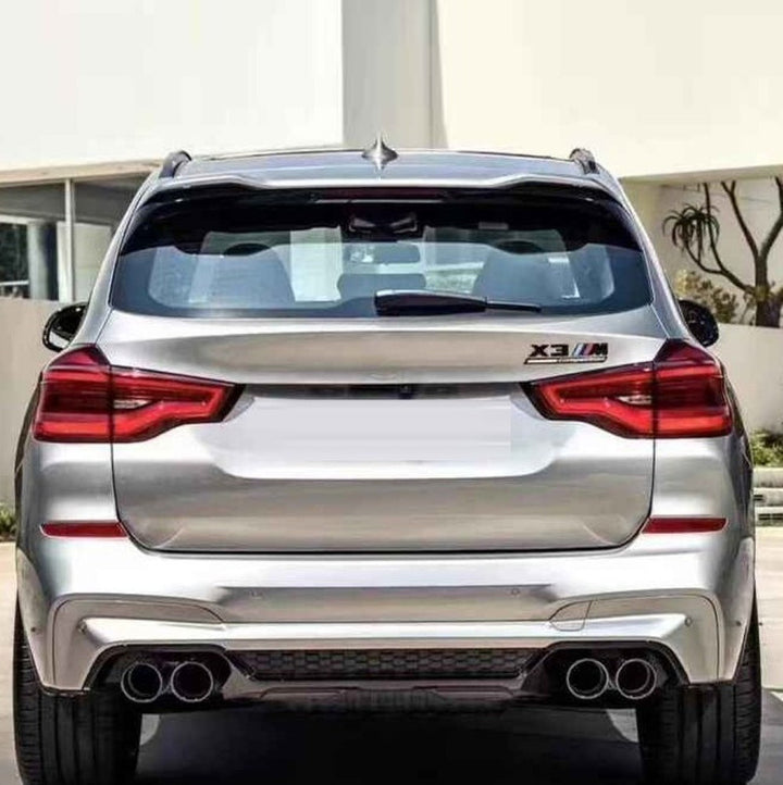 Car Craft Compatible With Bmw X3 G01 2018-2021 M Sport Front Bumper Upgrade Convert To M Sport X3m Bodykit Diffuser Exhaust Tip Pipe For M Sport Car G01/08-013 Gc