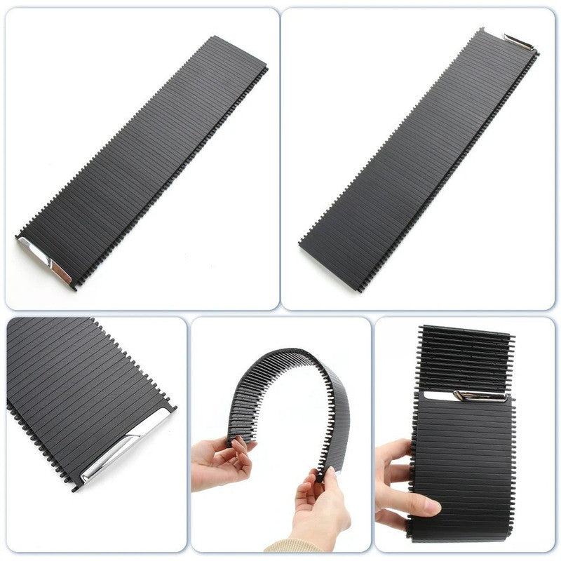 Car Craft Compatible With Volvo Xc60 Mk2 2018-2025 V60 S60 2019-2025 Car Center Console Drink Cup Trim Blind Holder Curtain Zipper Cover 31469624 Black CC-9068