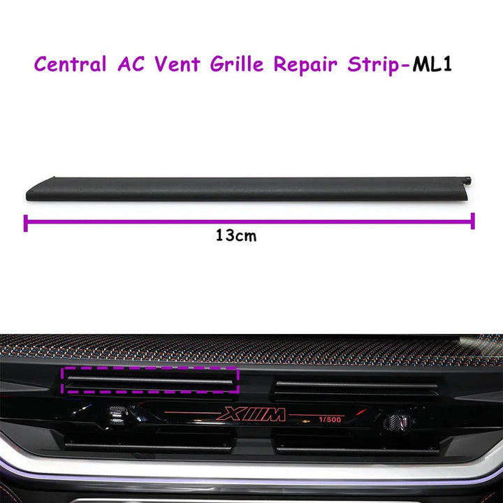 Car Craft Compatible With Bmw X5 G05 G18 F95 Ms 2023-2025 X6 G06 F96 Ms 2023-2025 X7 G07 2023-2025 Xm G09 2023-2025 Car Ac Air Vent Grille Slider Trim 64225a23596-ml1 Middle Centre Left 1