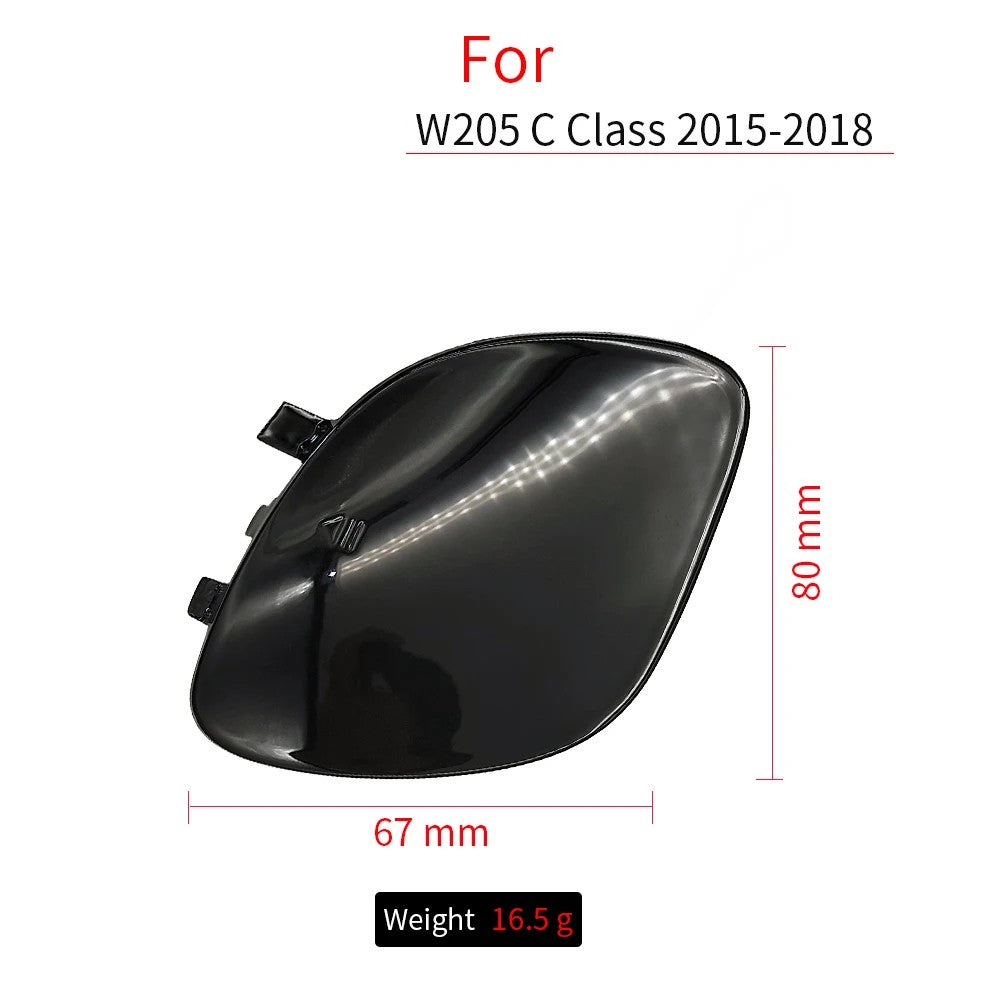 Car Craft Compatible With Mercedes Benz C Class W205 2015-2019 Rear Bumper Tow Hook Towing Tochan Trailer Cover 2058850024 Unpainted CC-6799 - CAR CRAFT INDIA