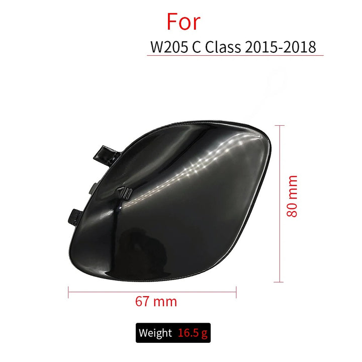 Car Craft Compatible With Mercedes Benz C Class W205 2015-2019 Rear Bumper Tow Hook Towing Tochan Trailer Cover 2058850024 Unpainted CC-6799 - CAR CRAFT INDIA