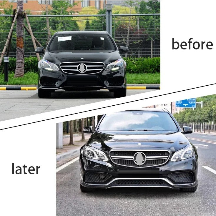 Car Craft Compatible With Mercedes Benz E Class W212 Lci 2014-2016 Front Bumper Upgrade Convert To Amg E63 Amg Bumper Bodykit Gc W212-005 CC-9706