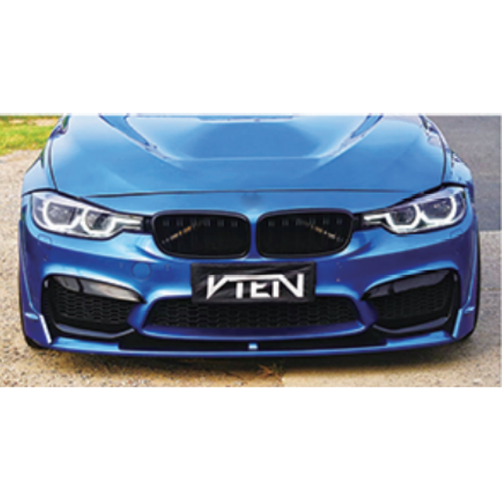 Car Craft Comptible With Bmw 3 Series F30 2012-2018 M3 M Sport Front Bumper Upgraded Bodykit Body Kit Skirts Splitter Front Rear Lip Diffuser Side Skirts Spoiler Trims Cannards Vten Style CC-9086
