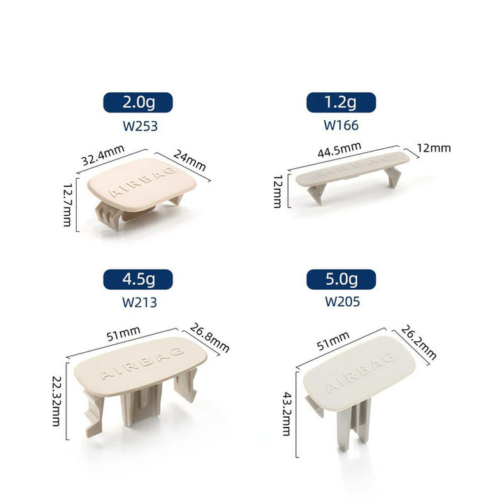 Car Craft Compatible With Mercedes Benz E Class W213 2016-2021 C Class W205 2015-2021 A Piller Airbag Srs Decorative Cover Cap Trim 20569205001b88 Biege Left CC-8966