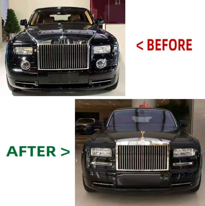 Car Craft Compatible With Rolls Royce Phantom 6th Generation Old Upgrade Facelift Convert To New 7th Generation Style Bodykit Bumper Headlight Trim Skirts Fog Gril Mesh - CAR CRAFT INDIA