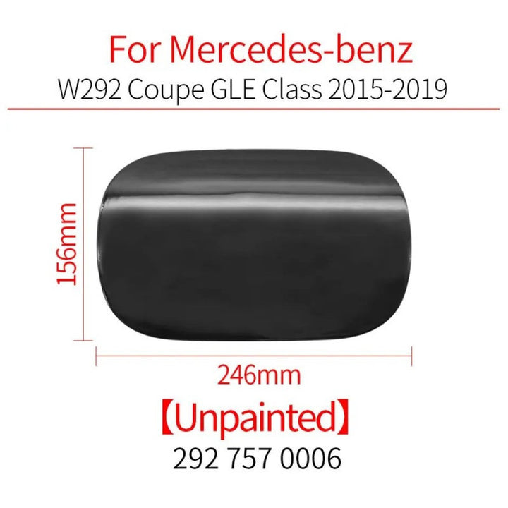 Car Craft Compatible With Mercedes Benz Gle Class Coupe W166 W292 2015-2019 Car External Fuel Filler Cap Cover Fuel Tank Filling Port Cover Plate 2927570006 Unpainted