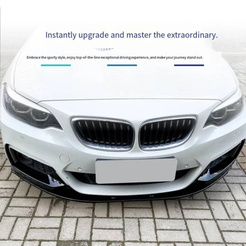 Car Craft Compatible With Bmw 2 Series F22 2014-2019 Upgraded Facelift Convert To M Sport M Tech Mt Bodykit Front Bumper Lip Skirt Trim M Performance Mp Style Gc F22/23-013/014 Usa