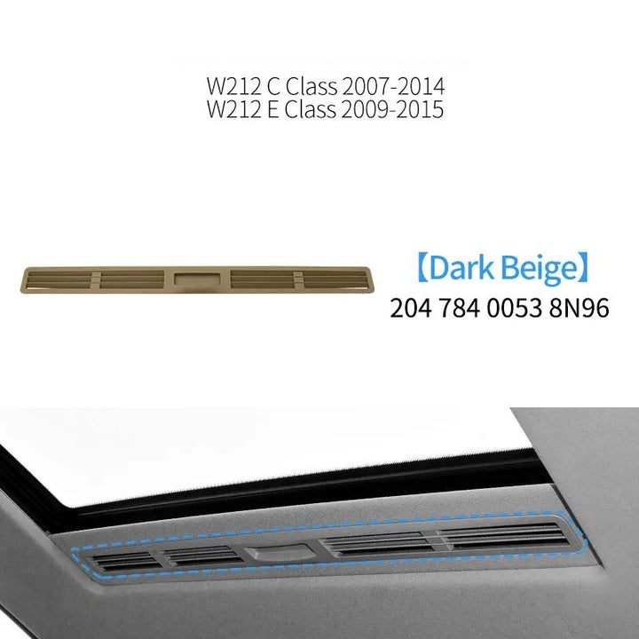 Car Craft Compatible With Mercedes Benz C Class W204 2007-2014 E Class W212 2009-2015 Car Headliner Ventilation Louver Interior Roof Sunroof Slide Handle Trim Tray 20478400538n84 Dark Beige - CAR CRAFT INDIA