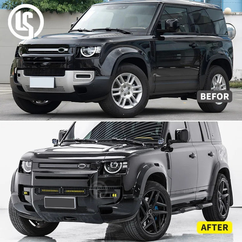 Car Craft Compatible With Land Range Rover Defender 90 110 130 L663 2026 Upgrade Coversion Obsidian Bodykit Bumper Fender Hood Vent Fog Grill Cover Trim Skirt - CAR CRAFT INDIA