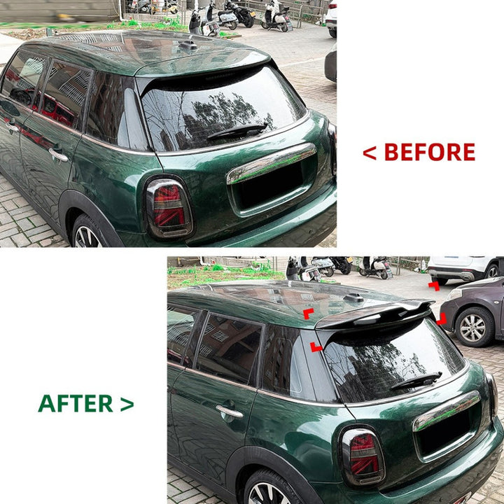Car Craft Compatible With Mini Cooper F55 F56 2014-2022 Rear Trunk Wing Boot Lip Roof Spoiler Jcw Gloss Black Zst-1599 Gb 4 Door